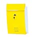 Produktbild Homyl Briefkasten Postkasten Postbox Zeitungshalter mit Schlüssel, ohne Zeitungsrolle - Gelb