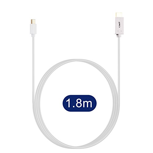J&D Tech Mini DisplayPort (Thunderbolt Port) auf HDMI Kabel-Adapter – 2 meters - 7
