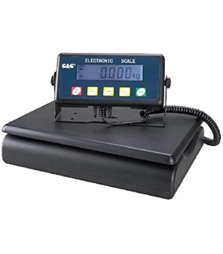KERN EOB 35K10 Platformweegschaal – 35 Kg, 10 G Afleesbaarheid, Roestvrijstalen Plaat, Hold-functie, Universeel