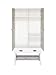 Schardt Wardrobe with 2 Doors Rocky