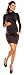 Zeta Ville Women's Maternity Knit Mini Dress Tunic Polo Neck Front Pocket - 178c (Graphite, UK 8/10)