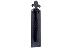 Adonai Hardware Abishalom Antique Iron Door Knocker (Black Powder Coated)