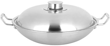 European Style Household Non-stick Pan Wok 36CM Oil-free Smoke Pot Induction Cooker