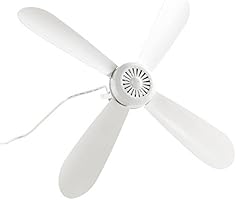 PEARL Mini Deckenventilator: Mobiler Deckenventilator VT-145.D, 230V mit Aufhänger, Ø 40cm (Leichter Deckenventilator)