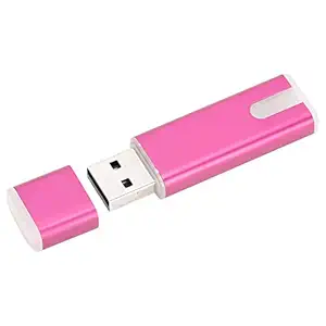 USB Pendrive, Flash Drive with Breathing Light Rose Red USB2.0 Mini Memory Stick, Desktop Accessories Home Office Tablet for Computer(128GB)