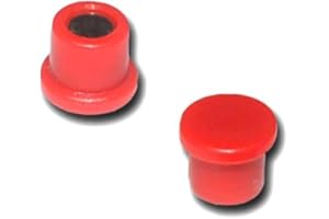 MAGNOSPHERE 10 x Punaise magnétique Aimant pour Tableau Ø 18mm x 8mm Néodyme (NdFeB) - Rouge - Force 1kg - 10 pièces - Aimants puissants pour frigo, Tableaux magnétiques, Tableaux Blancs, whiteboard
