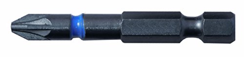 C.K T4560 PZ3LD, PZ3, Stahl, Schraubendrehereinsatz, 50 mm, blau (3 Stück)