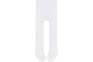 L&K-II 1er Pack Kinder Mädchen Jungen Strumpfhose Strickstrumpfhose aus Baumwolle einfarbig 2765