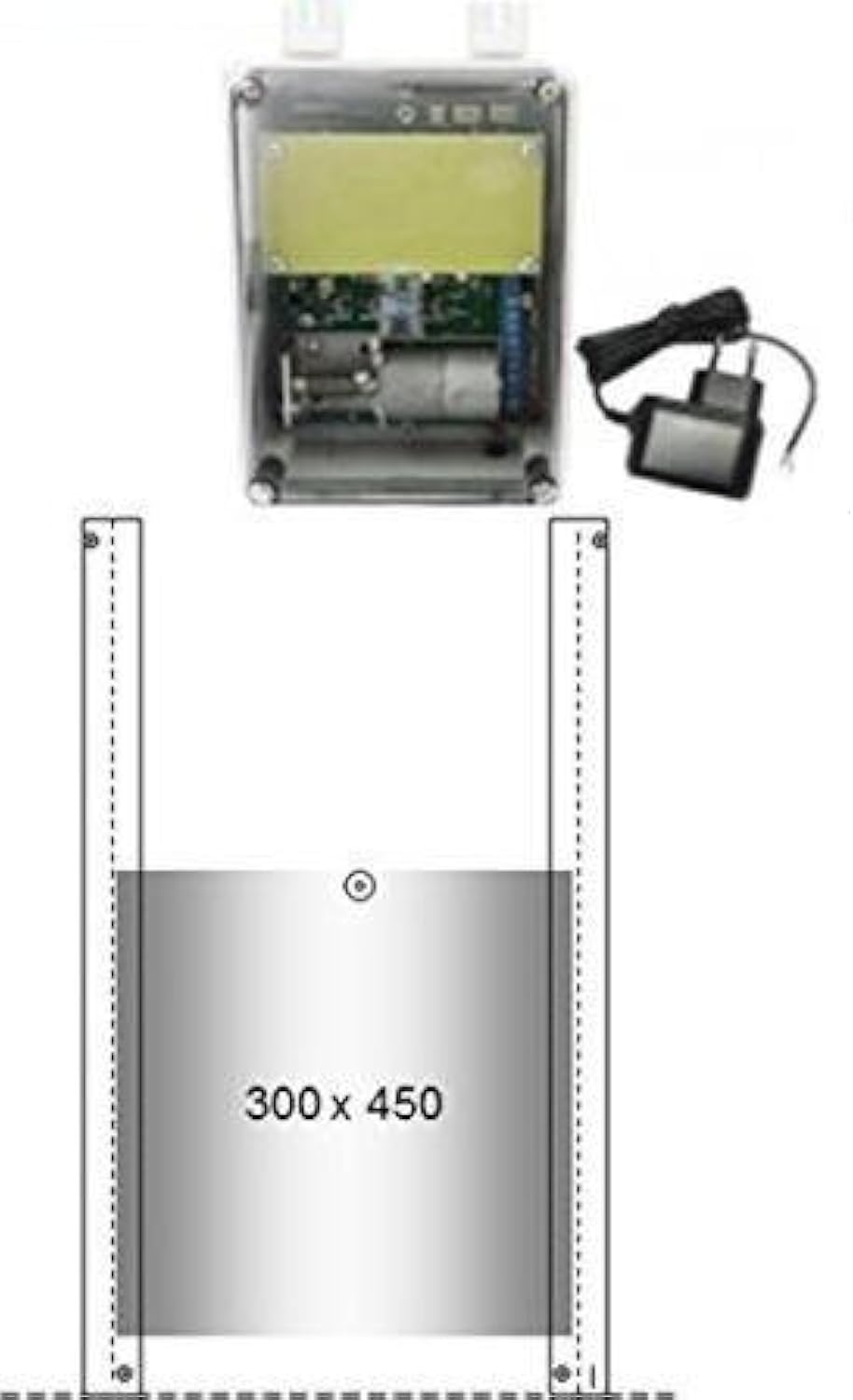 Jost Technik Jt Ks Porte De Poulailler Automatique Avec Bloc Dalimentation Trappe Coulissante Pour Canards