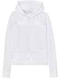 Capucha RED WAGON Sudadera con Capucha y Detalles de Rejilla para Niña, Blanco (Weiß), 8 años