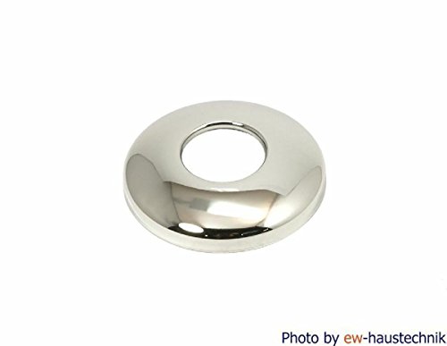 tecuro Siphonrosette Innen-Ø 32 mm x Aussen-Ø 80 mm x Höhe 15 mm, messing verchromt