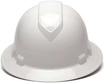 Pyramex Ridgeline Full Brim Hard Hat - HP541 (White) by Ridgeline