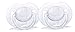 Philips AVENT Translucent Orthodontic Infant Pacifier, 0-6 Months, Color May Vary