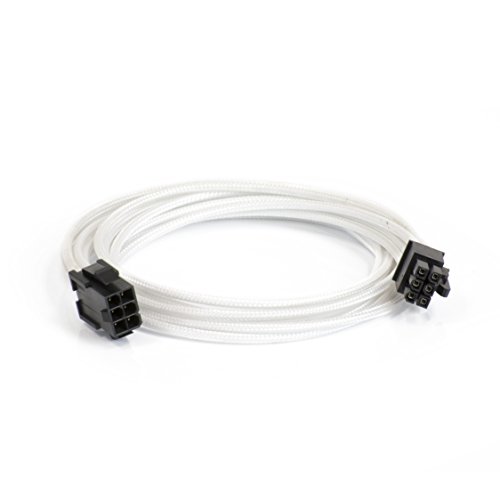 Preisvergleich Produktbild PHANTEKS 6-Pin PCIe Verlängerung 50cm - sleeved weiß