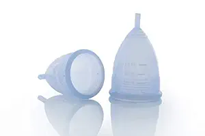 CartKing Reusable Silicon Menstruation Cups For Girls, Pee Safe, Best For Teenagers - Nature Friendly Washable Material - Economical Periods Without Pads - Least Leakage (LARGE)