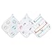 Produktbild aden + anais ADISN456GB flying dumbo 3-packdisney baby washcloths, mehrfarbig