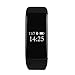 Produktbild sumeber Fitness Tracker Smartwatch Armband Herzfrequenz Monitor IP68 Wasserdicht Blut Drücken Monitor Schrittzähler Bluetooth 4.0 Für Outdoor Running/Walking/empfehlen für iOS Android Smart Phone, schwarz
