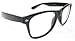 Produktbild Wayfarer Brille, Streber-Look, Schwarzer Rahmen