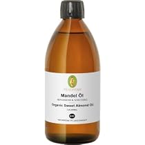 Reines Mandelöl – 500 Ml, Für Haut, Haare & Massage, Naturbelassen Und Vielseitig Verwendbar