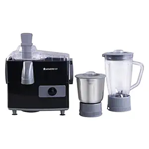 Wonderchef Prato Juicer Mixer Grinder, 500 W in Black