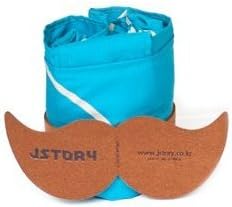 JSTORY Mr. BABBA MARKET BAG Polyester foldable zipper bag (43cm x 35cm) (Blue)