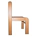 Children's Furniture Solid Beech Wood One Children's Chair without Armrest Natural Varnish
