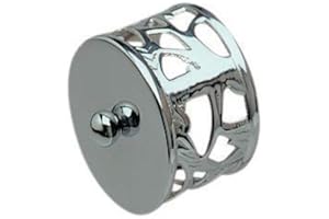 Jackson Woodturners Chrome Filigree End Caps - Pair 54mm Diameter