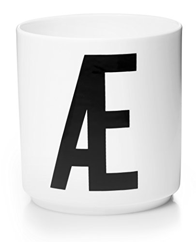 Design Letters - Becher - Buchstabentasse - Buchstabe: Æ - Porzellan - Arne Jacobsen