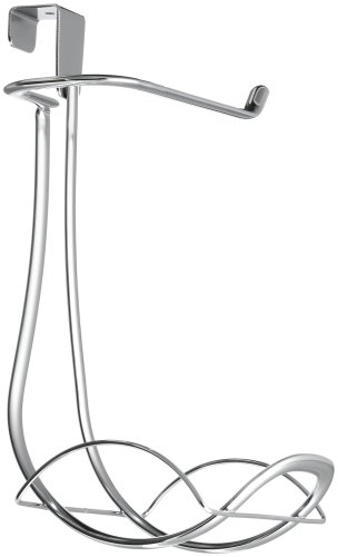 InterDesign 55665EU Axis Toilettenpapierhalter plus für den Spülkasten, chrom - 2