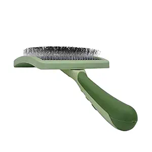 Safari Curved Firm Slicker Dog Brush, Small