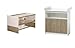 Produktbild Roba 42491-42471 Kombination Wickelkommode und Bett Gabriella mit schmaler Wickelkommode