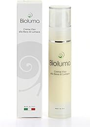 Bioluma Bava di Lumaca Crema Viso Antiage 50ml con Acido Ialuronico Collagene Vitamina E Azione Idratante Nutr