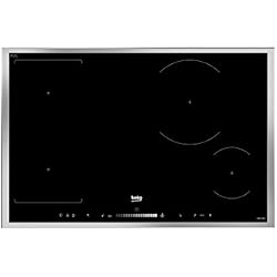 Beko HII 84500 FHTX Plaque de cuisson électrique/induction / 77 cm/Flex plaque à induction en acier inoxydable 80 cm