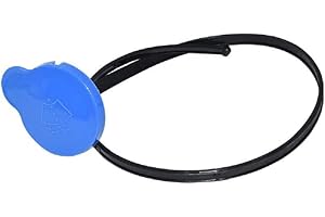 BMTick 1 couvercle de lave-glace compatible avec Nissan Qashqai J10 – Couvercle en plastique ABS avec poignée flexible noire – Bouchon de rechange facile à utiliser