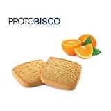 Deliciosas galletas low-carb Protobisco de la fase 2 de CiaoCarb sabor Naranja. Ricas en fibra y proteína. Disponible en varios sabores.