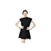 Produktbild Frau Limei Sommer Volants Chiffon-Kleid,Black-S