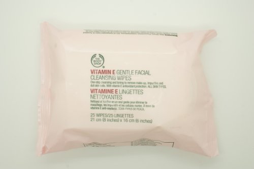 The Body Shop Vitamin E Gentle Facial Cleansing Wipes x 25 Sheets