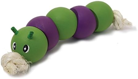 Boredom Breaker Woodies Caterpillar Animal Toy, Small, clear