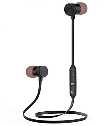 LIMESHOT Magnet Pure Wireless Bluetooth Headphones, Headset with Mic and Sound Button Earphone for Mi Note 5/6/7 Pro, 6A, Y2,