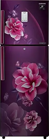 Samsung 253 L 2 Star Inverter Frost-Free Double Door Refrigerator (RT28T3932CR/HL, Camellia Purple, Convertible)