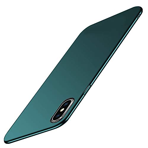 Hard Hülle für Apple iPhone XS, Ultra Dünn Stoßdämpfend,Einfarbig Hart Case Schutzhülle Serie Premium PC Handyhülle Bumper Kratzfest Anti-Scratch für iPhone XS Max (Dunkelgrün, iPhone XS) Hard Hülle für Apple iPhone XS, Ultra Dünn Stoßdämpfend,Einfarbig Hart Case Schutzhülle Serie Premium PC Handyhülle Bumper Kratzfest Anti-Scratch für iPhone XS Max (Dunkelgrün, iPhone XS)
