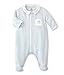 Petit Bateau Baby Boys SAVONNER Plain Round Collar Long Sleeve Onesie, Blue (fraicheur), 3 - 6 Months