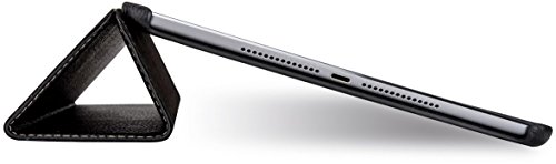 StilGut Couverture Case, Hülle aus feinstem Leder für das Apple iPad Air 2, schwarz - 4