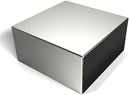 Blocks Neodymium Magnetic | Magnet/Magnets | Supermagnet | 51 x 51 x 25 mm | Nickel Plated (NiCuNi) | Clamping Force (fza. sujec.): approx. ~ 300 kg | N48