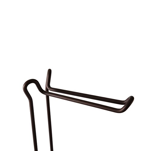 axentia WC-Ersatzpapierrollenhalter Nostalgie für 4 Rollen -Toilettenpapierrollenhalter ohne Bohren – Küchenrollenhalter stehend 57 cm hoch – Klopapierrollenhalter in Bronze-Ton – Metall-Rollenhalter für Bad & Küche - 7