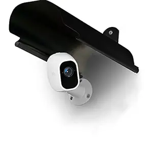 Uogw Sun Rain Shade Cover Compatible with Blink XT, XT2,All-New Blink Outdoor,Arlo, Arlo Pro, Arlo Pro 2, Arlo Ultra, Protective Roof for Outdoor Security Cameras, Aluminum Alloy Material - Black