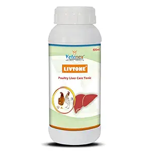 VETENEX Livtone Plus - Liver Tonic for Poultry, Birds & Chicken - 500 ML