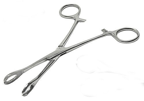 DCTattoo - Slotted ROUND Sponge Rampley FORCEPS Clamp