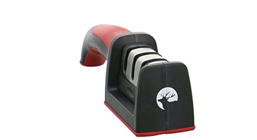 Premium Messerschärfer von frimi | Messerschleifer Wetzstahl Knife Sharpener Schärfgerät Schleifgerät Klingenschärfer Messer und Scherenschleifer | Messerpflege – 3 Stufen Messerschärfer manuell - 2