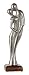 Produktbild GILDE FIGURA In Liebe - Deko-Objekt aus Aluminium und Mangoholz H 30 cm